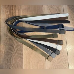 💚👉 8 Pack Web Belts | Tactical Canvas Belts | Adjustable Fit | Plastic Buckle